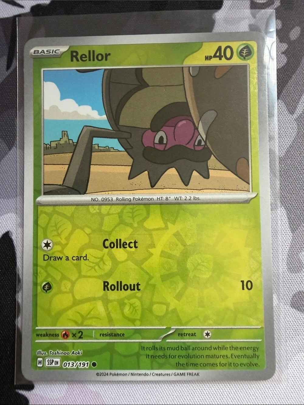 Rellor Rabsca Reverse Holo Holo Evolution Pokémon Card Lot TCG ✨5/$25✨
